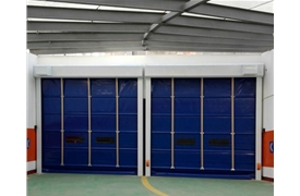 地庫(kù)口快速卷簾門(mén)安裝案例